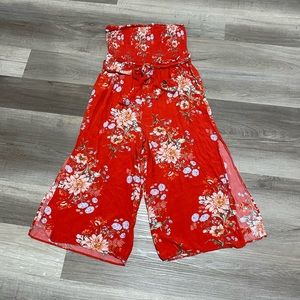 American Eagle Floral Romper